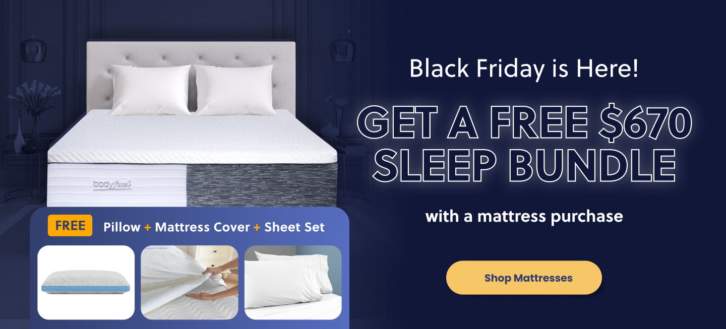 Homepage - BFCM Bundle - Hero Black Friday free sleep bundle